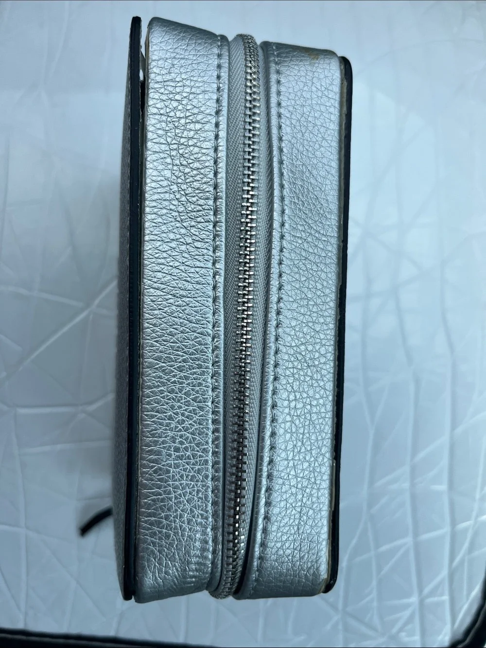 Pandora Metallic Silver Travel Jewelry Case
